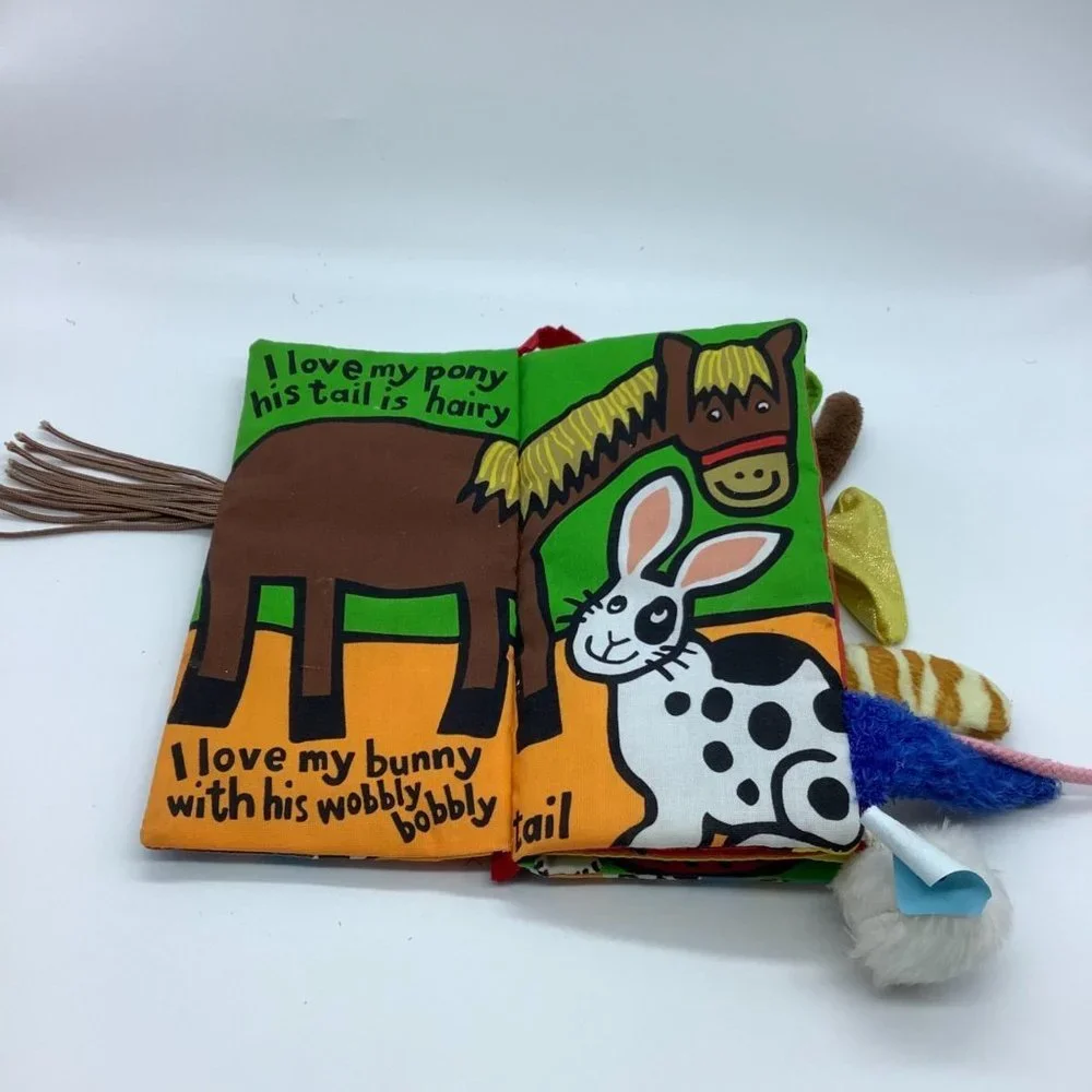 Little Jellycat Soft Baby Infant Book‎ Pet Tails by Anne Wilkinson 7